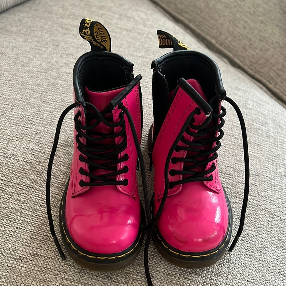 Doc Marten Brooklee Toddler Pink Boots